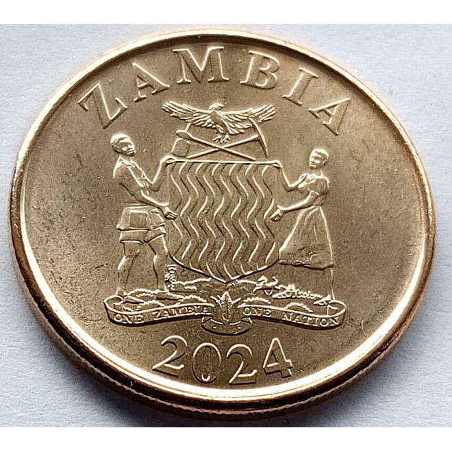 Moneta Zambia 1 Kwach 1992