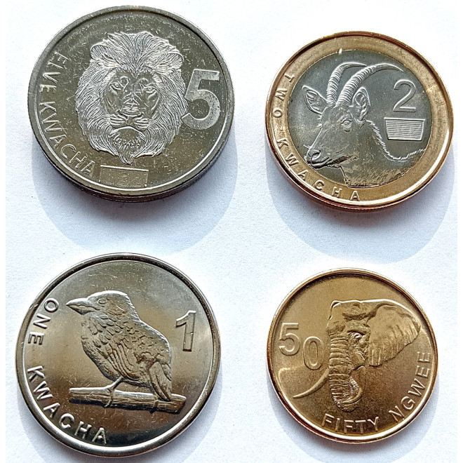 Moneta Zambia 1 Kwach 1992