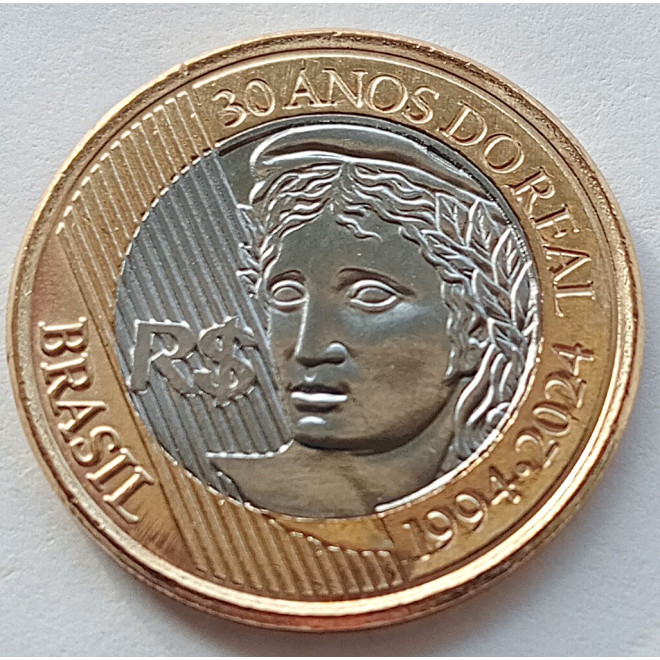 Moneta Brazylia 1 Real 2016 Maskotka Igrzysk Paraolimpijskich „Tom”