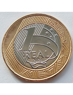 Moneta Brazylia 1 Real 2016 Maskotka Igrzysk Paraolimpijskich „Tom” 2