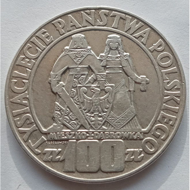 Moneta 100 Złotych 1978 Ochrona środowiska - Bóbr
