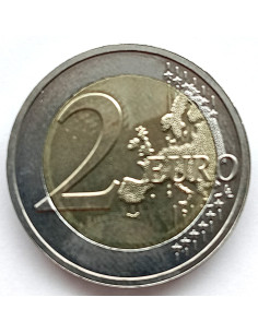 Moneta Luksemburg 2 euro 2011 50 rocznica nadania przez Wielką Księżną Szarlottę jej synowi Janowi tytułu oficjalnego reprezenta 2