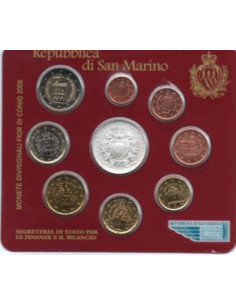 Moneta San Marino Różne euro zestaw menniczy 2011