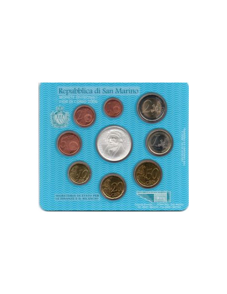 Moneta San Marino Różne euro zestaw menniczy 2011