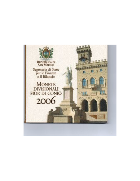 Moneta San Marino Różne euro zestaw menniczy 2011