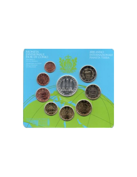 Moneta San Marino Różne euro zestaw menniczy 2011