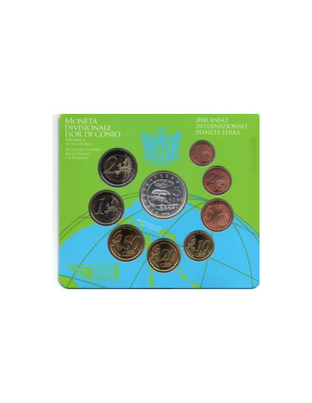 Moneta San Marino Różne euro zestaw menniczy 2011