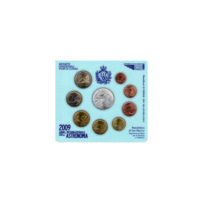 Moneta San Marino Różne euro zestaw menniczy 2011