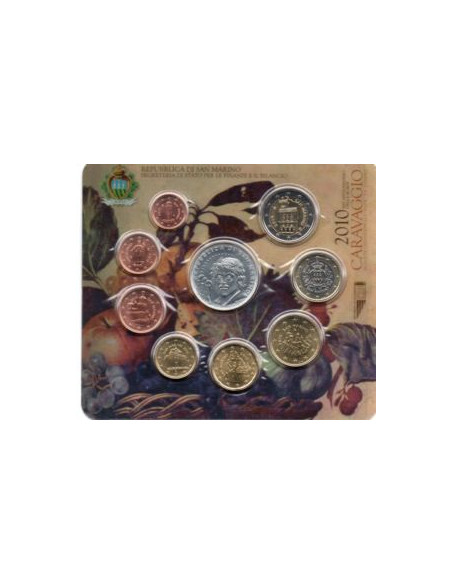 Moneta San Marino Różne euro zestaw menniczy 2011