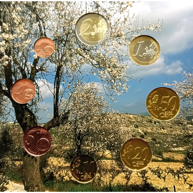 Moneta Cypr 2 euro 2022 35 lat programu Erasmus