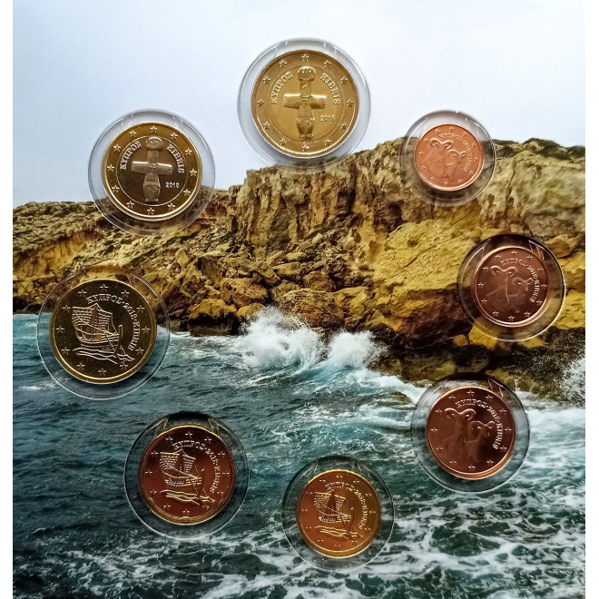Moneta Cypr 2 euro 2022 35 lat programu Erasmus