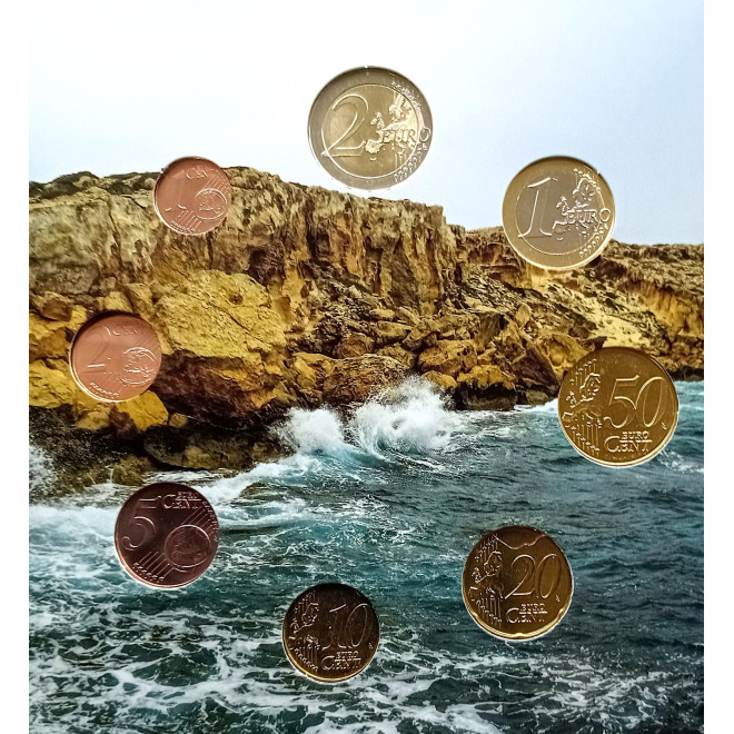 Moneta Cypr 2 euro 2022 35 lat programu Erasmus