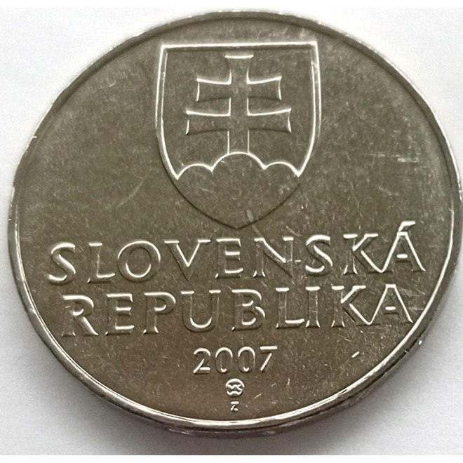 Moneta Słowacja 2 Korony 2007