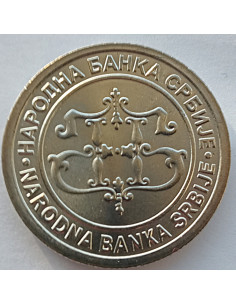 Awers monety Serbia 5 Dinarów 2003 2