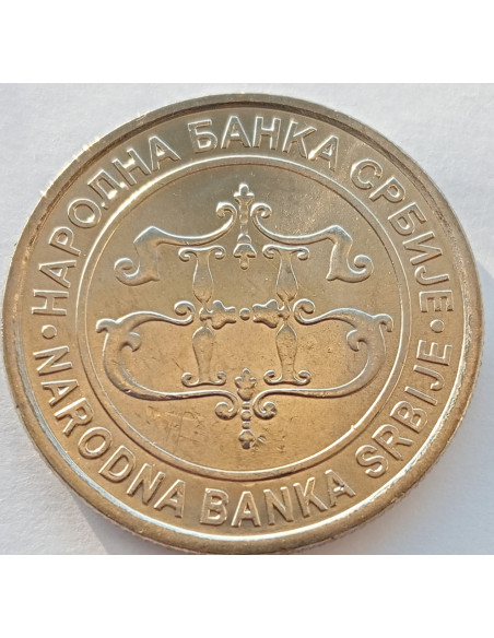 Rewers monety Serbia 20 Dinar 2003