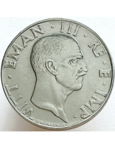 Awers monety Włochy 50 Centesimi 1940 magnetyczna