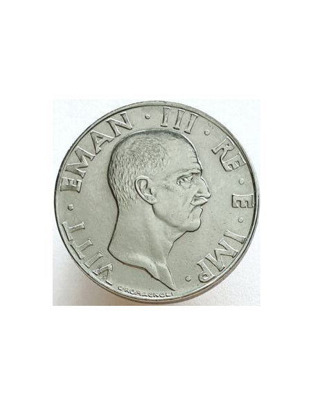 Awers monety Włochy 50 Centesimi 1940 magnetyczna