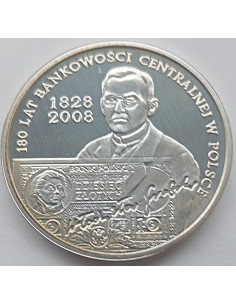 Moneta 10 Złotych 2009 180 lat bankowości centralnej w Polsce