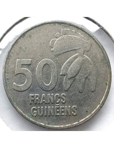 Moneta Gwinea 50 Franków 1994 2
