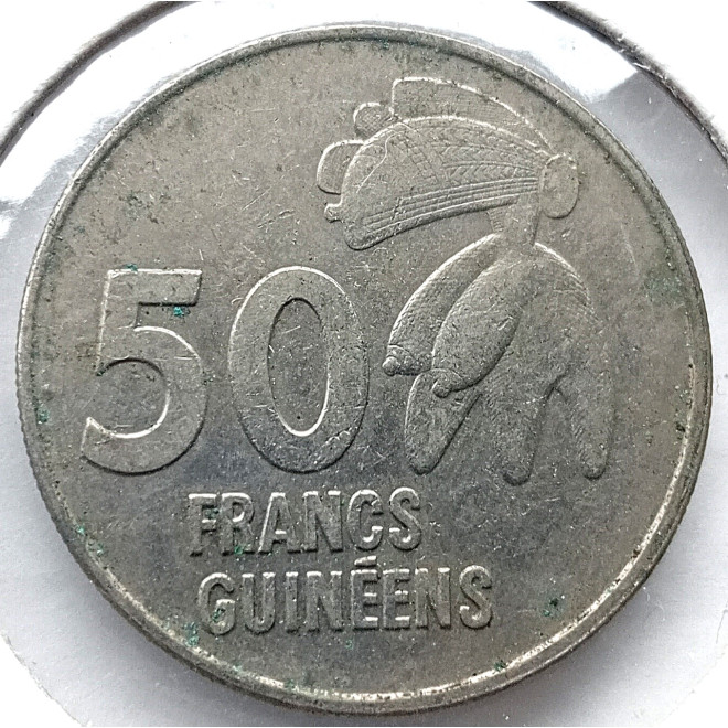 Moneta Gwinea 50 Franków 1994