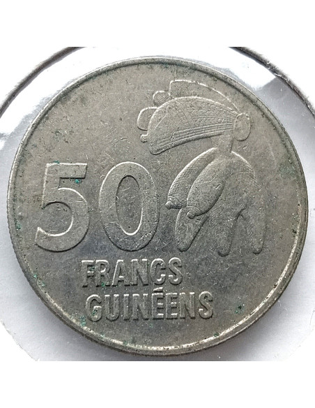 Moneta Gwinea 50 Franków 1994