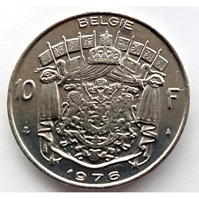 Moneta Belgia 10 Franków 1972