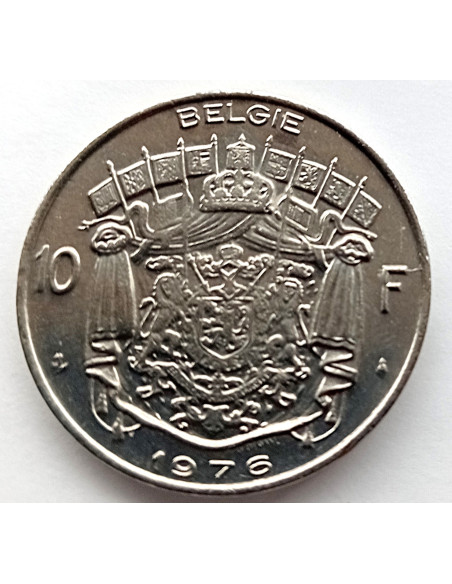 Moneta Belgia 10 Franków 1972