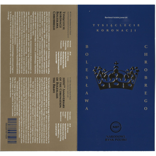 Banknot USA 100 Dolarów 2022 Massachusetts Commemorative Dollar