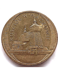 Moneta 2 zł 2006 - Zabytki kultury materialnej w Polsce: Kościół w Haczowie