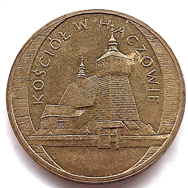 Moneta 2 zł 2006 - Zabytki kultury materialnej w Polsce: Kościół w Haczowie