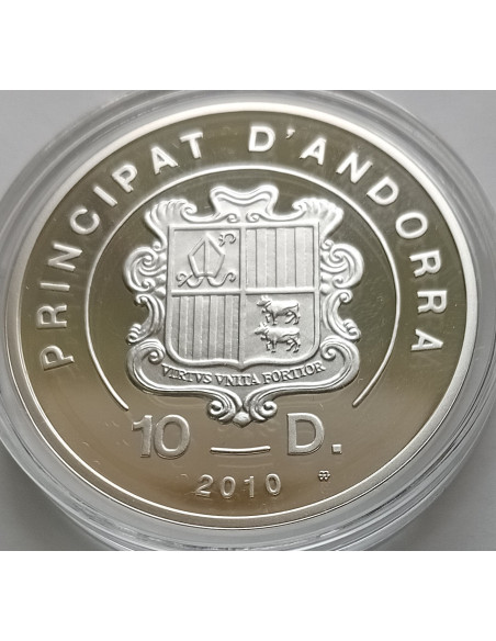 Moneta Andora 1 Diner 2011 Beatyfikacja Jana Pawła II