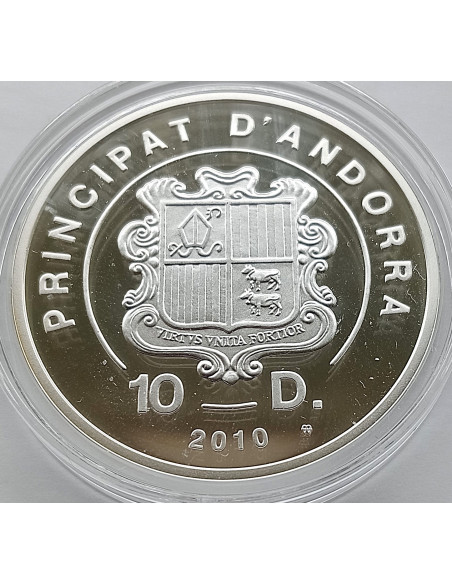 Moneta Andora 1 Diner 2011 Beatyfikacja Jana Pawła II