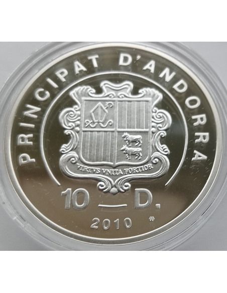 Moneta Andora 1 Diner 2011 Beatyfikacja Jana Pawła II