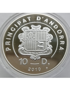 Moneta Andora 1 Diner 2011 Beatyfikacja Jana Pawła II 2