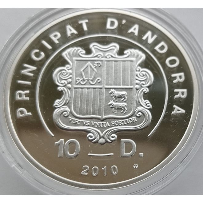 Moneta Andora 1 Diner 2011 Beatyfikacja Jana Pawła II