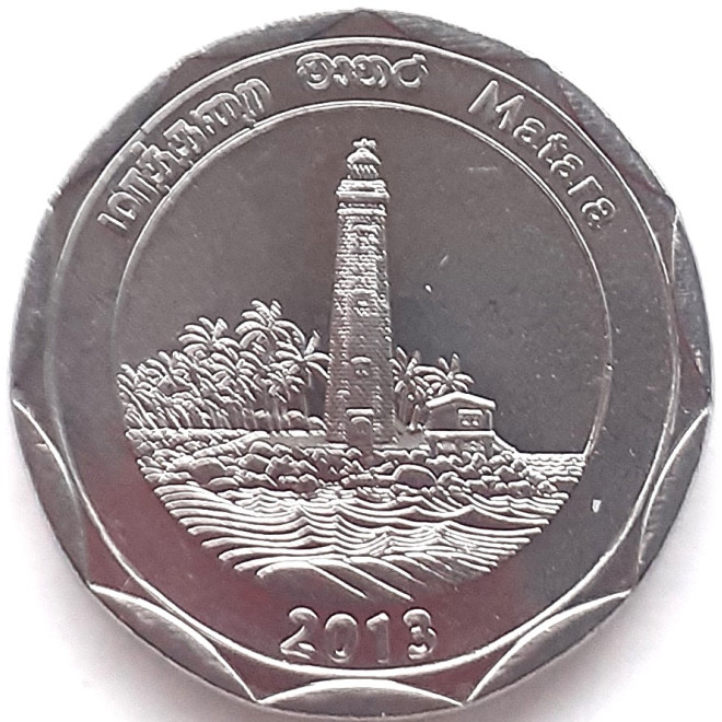 Moneta Sri Lanka 1 Rupia 2016