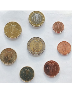 Moneta Irlandia 2002 zestaw monet 1 cent do 2 euro