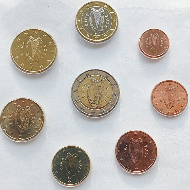 Moneta Irlandia 2002 zestaw monet 1 cent do 2 euro