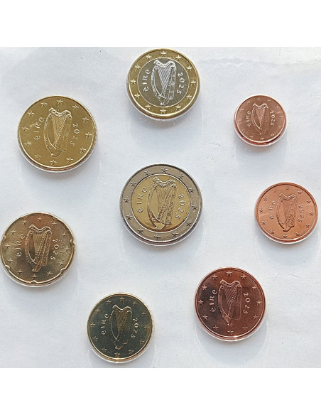 Moneta Irlandia 2002 zestaw monet 1 cent do 2 euro