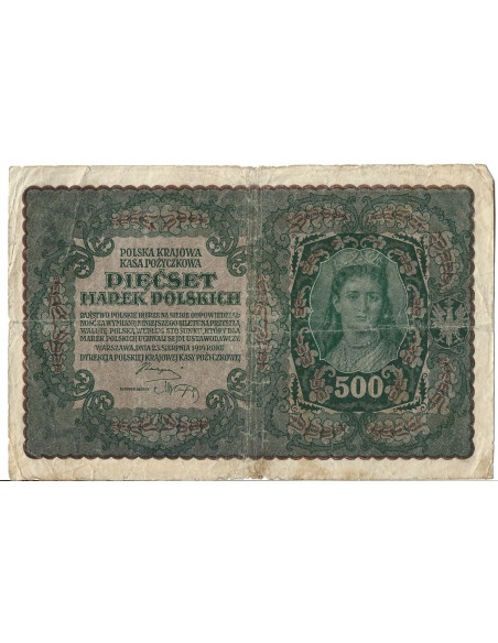 Banknot Polska 5000 Marek polskich 1920 - G