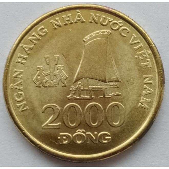 Moneta Wietnam 2 000 Đồng 2003