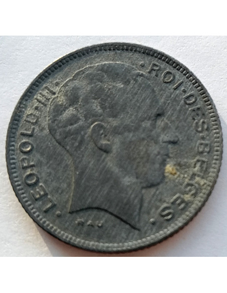 Moneta Belgia 50 centymów 1983