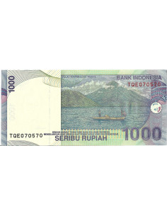 Banknot Indonezja 1 000 Rupi 2013 - UNC 2