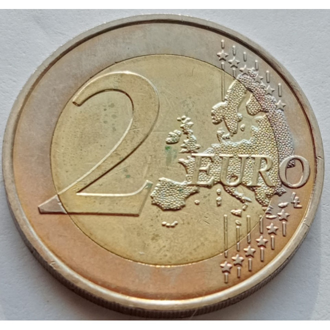 Moneta Francja 2 euro 2014 Międzynarodowy Dzień Walki z AIDS