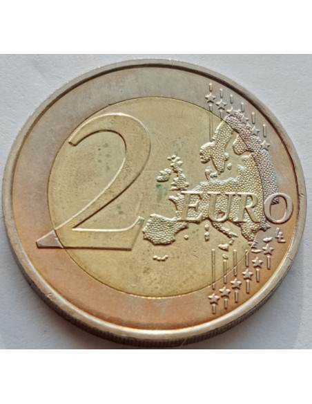 Moneta Francja 2 euro 2014 Międzynarodowy Dzień Walki z AIDS