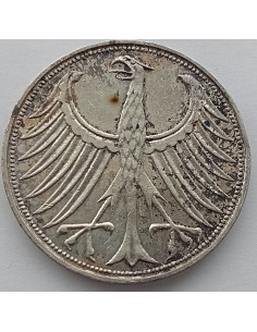 Moneta Niemcy 5 Marek 1963
