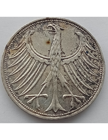 Moneta Niemcy 5 Marek 1963