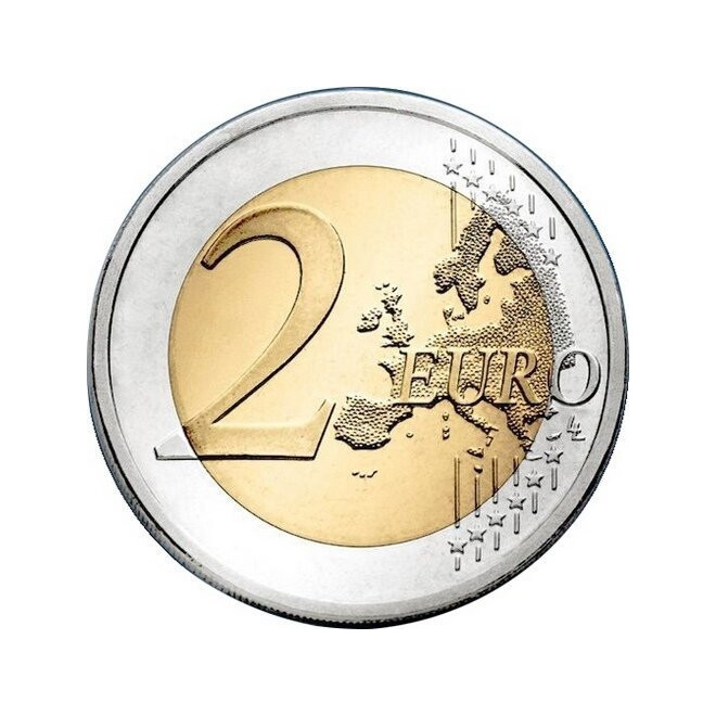 Rewers monety Portugalia 2 euro 2017 150lecie bezpieczeństwa publicznego w Portugalii