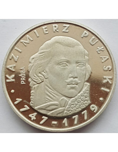 Moneta 100 Złotych 1976 Kazimierz Pułaski