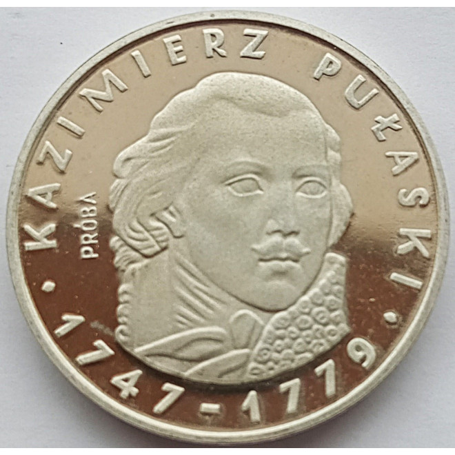 Moneta 100 Złotych 1976 Kazimierz Pułaski